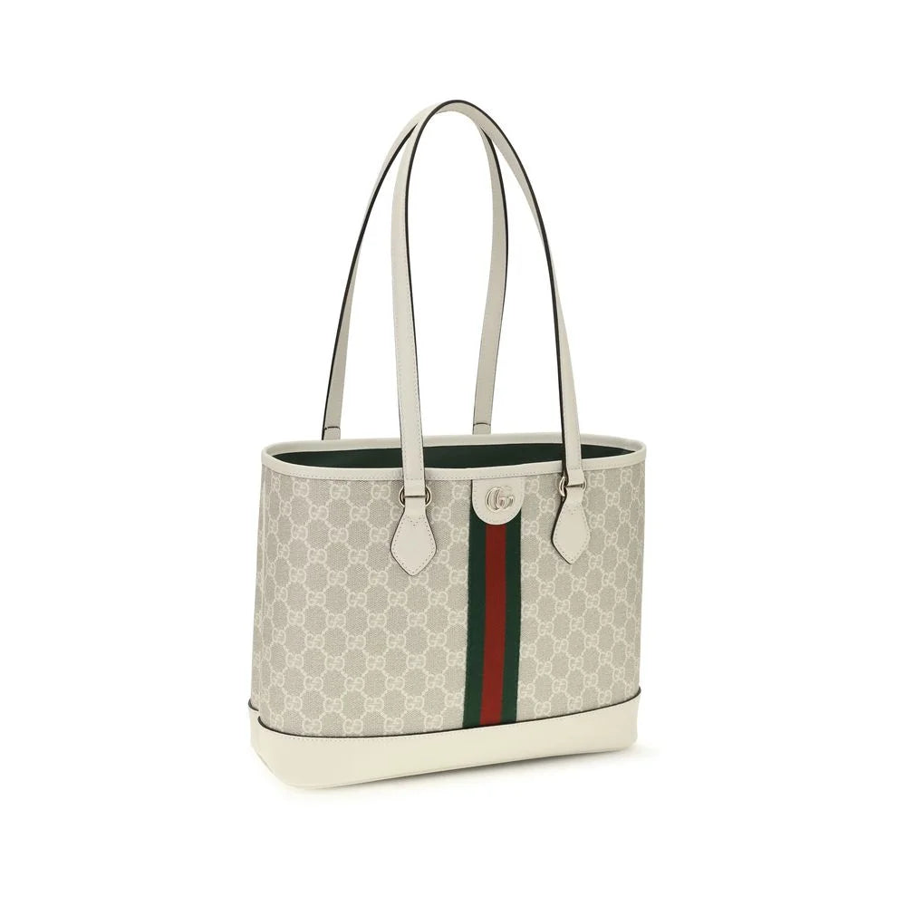 Gucci White Cotton Handbag