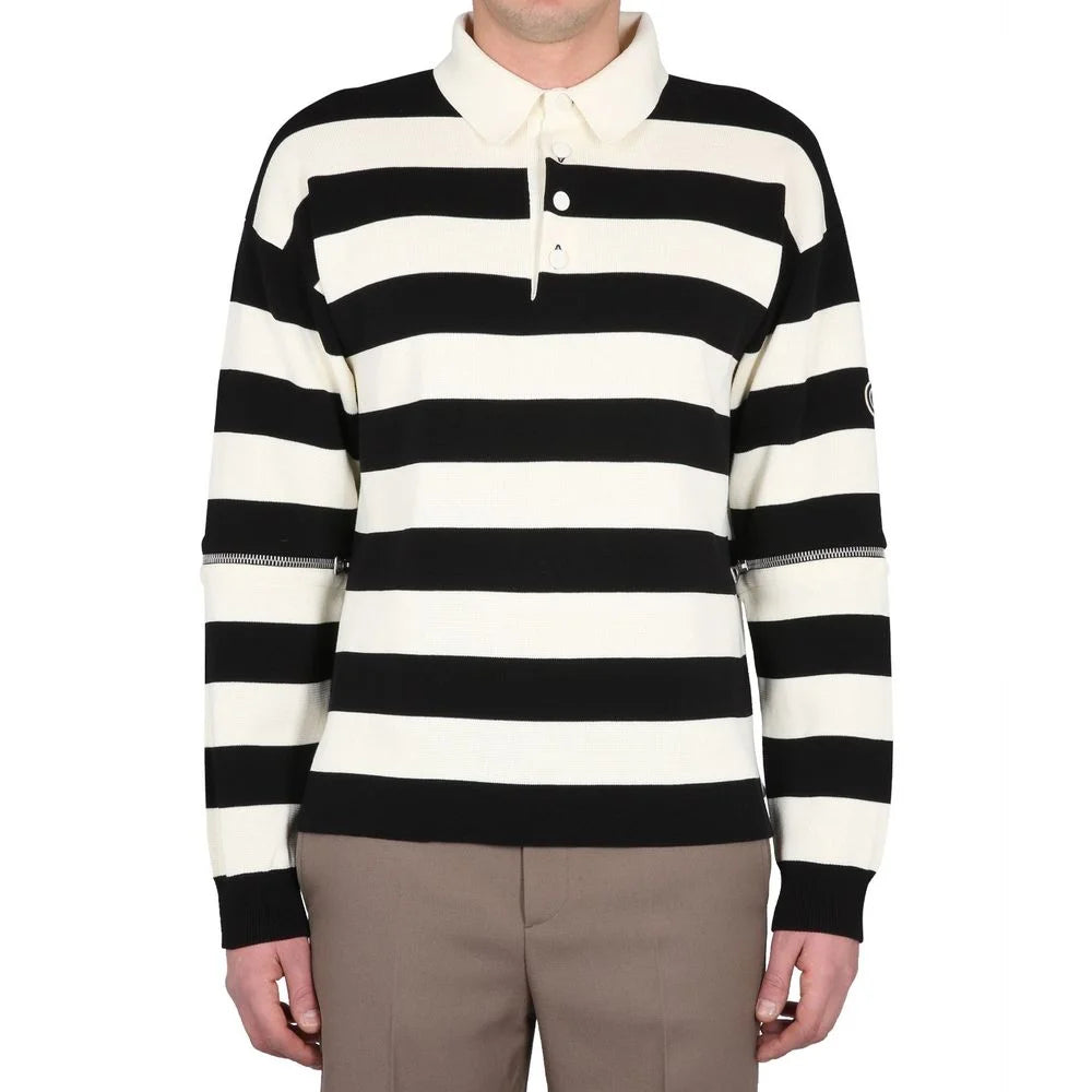 Gucci White Cotton Polo Shirt - M
