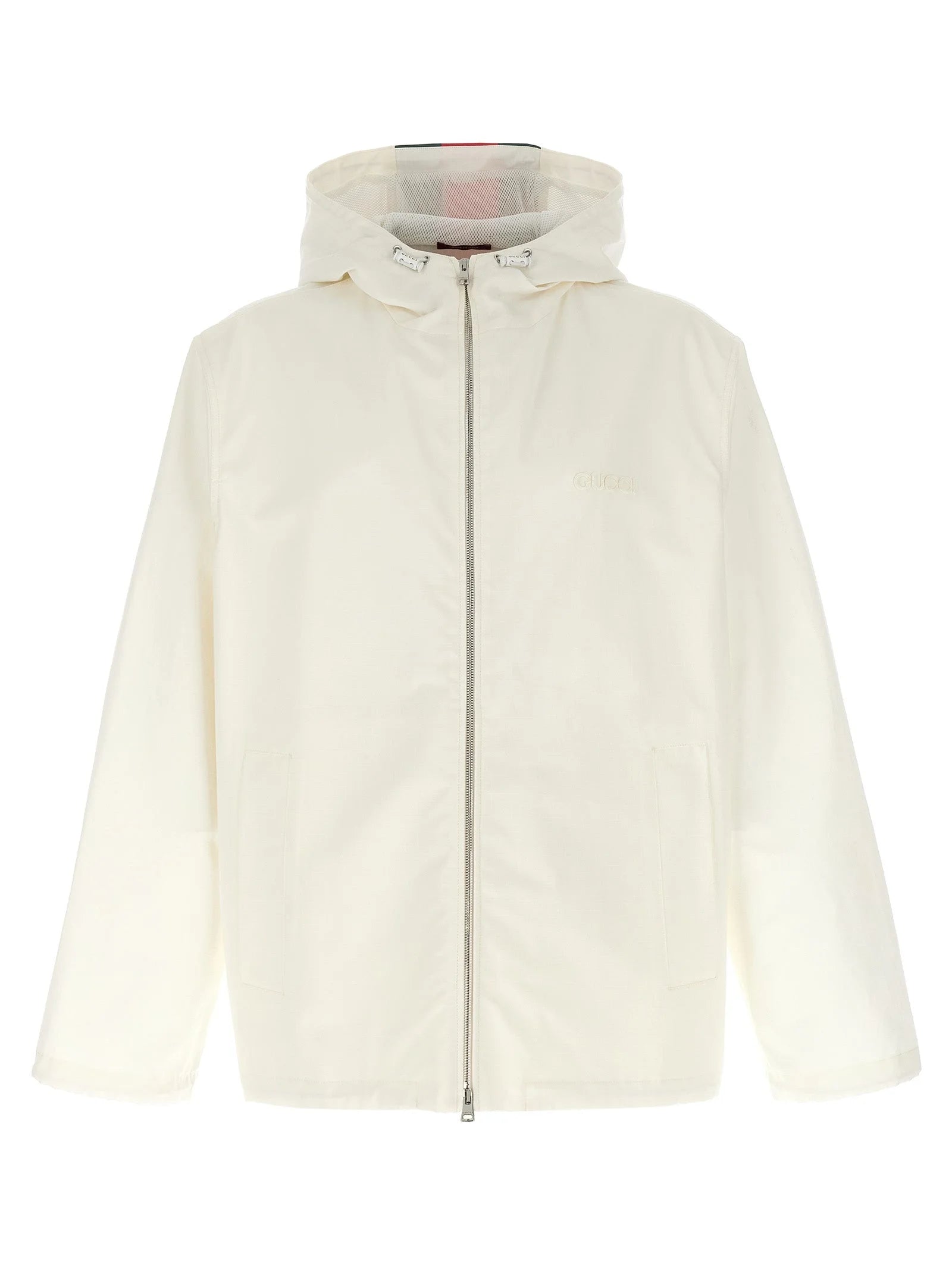 Gucci White Cotton Shell Jacket - IT52 | XL