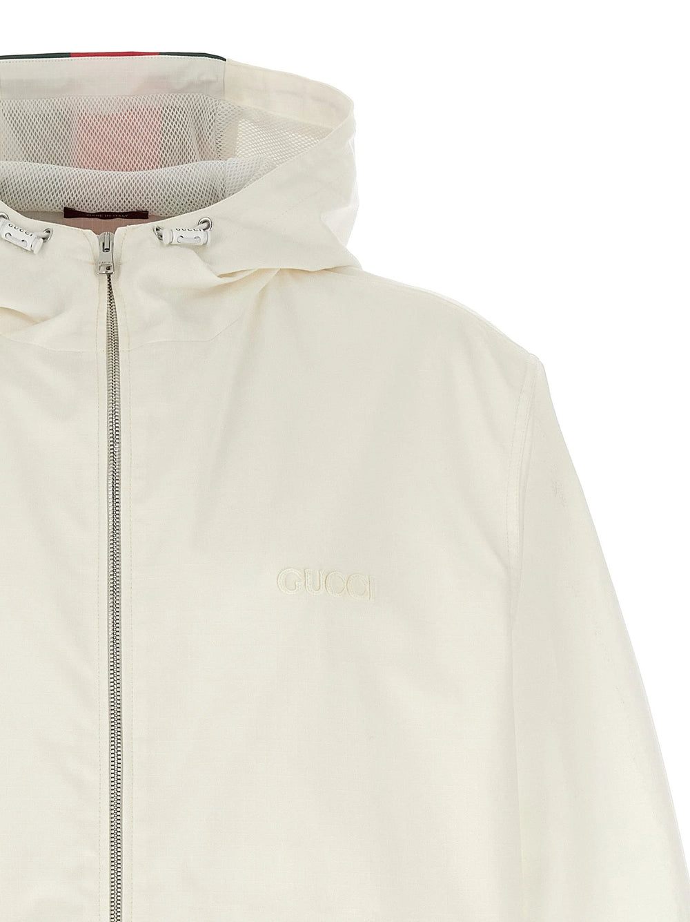 Gucci White Cotton Shell Jacket - IT52 | XL