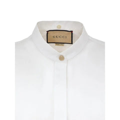 Gucci White Cotton Shirt - IT42|M - Shirts