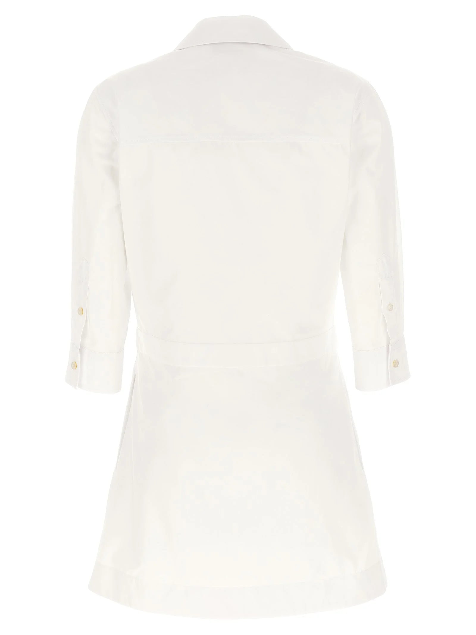 Gucci White Cotton Short Dress - IT42