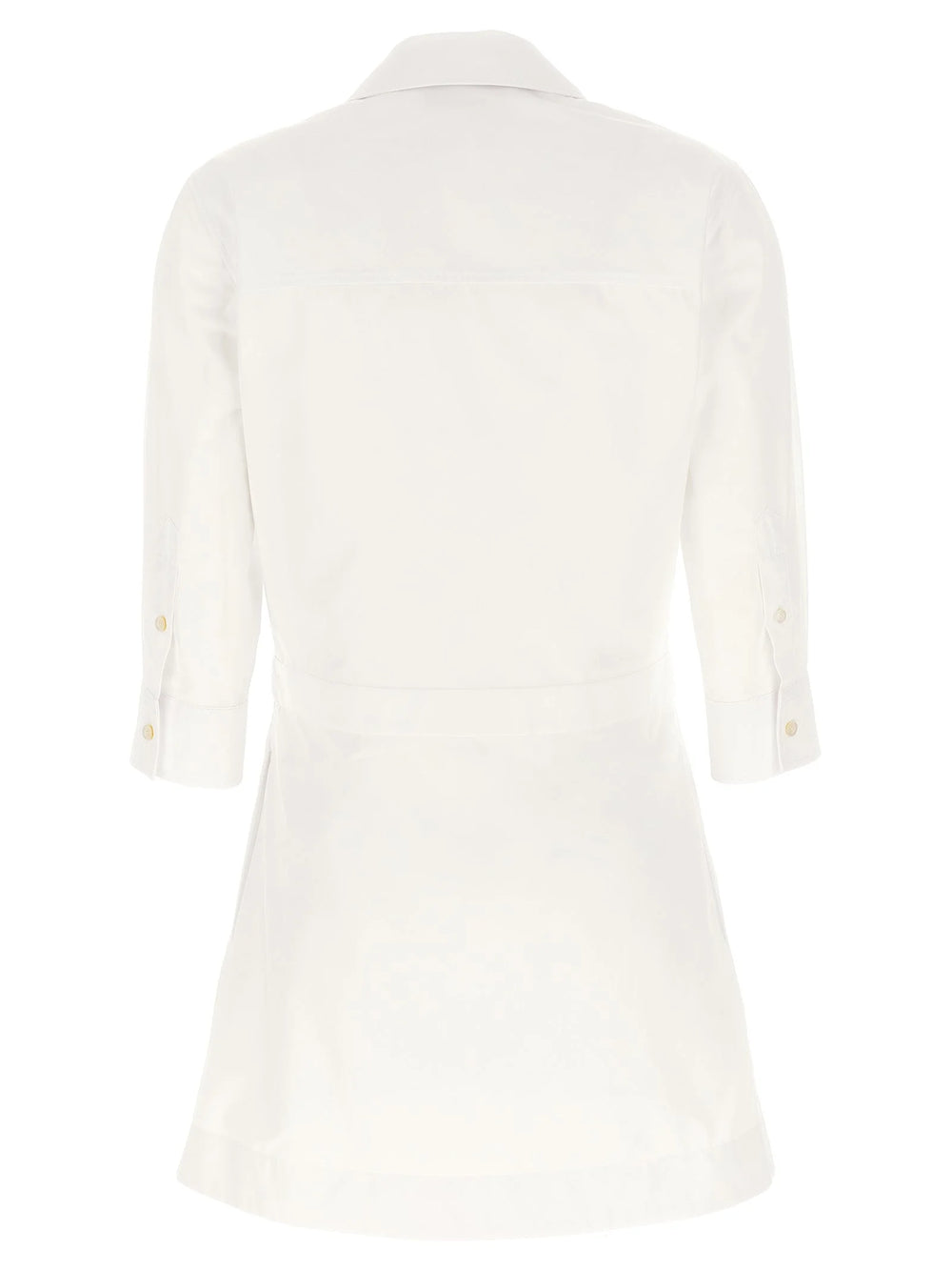 Gucci White Cotton Short Dress - IT42