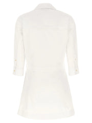 Gucci White Cotton Short Dress - IT42