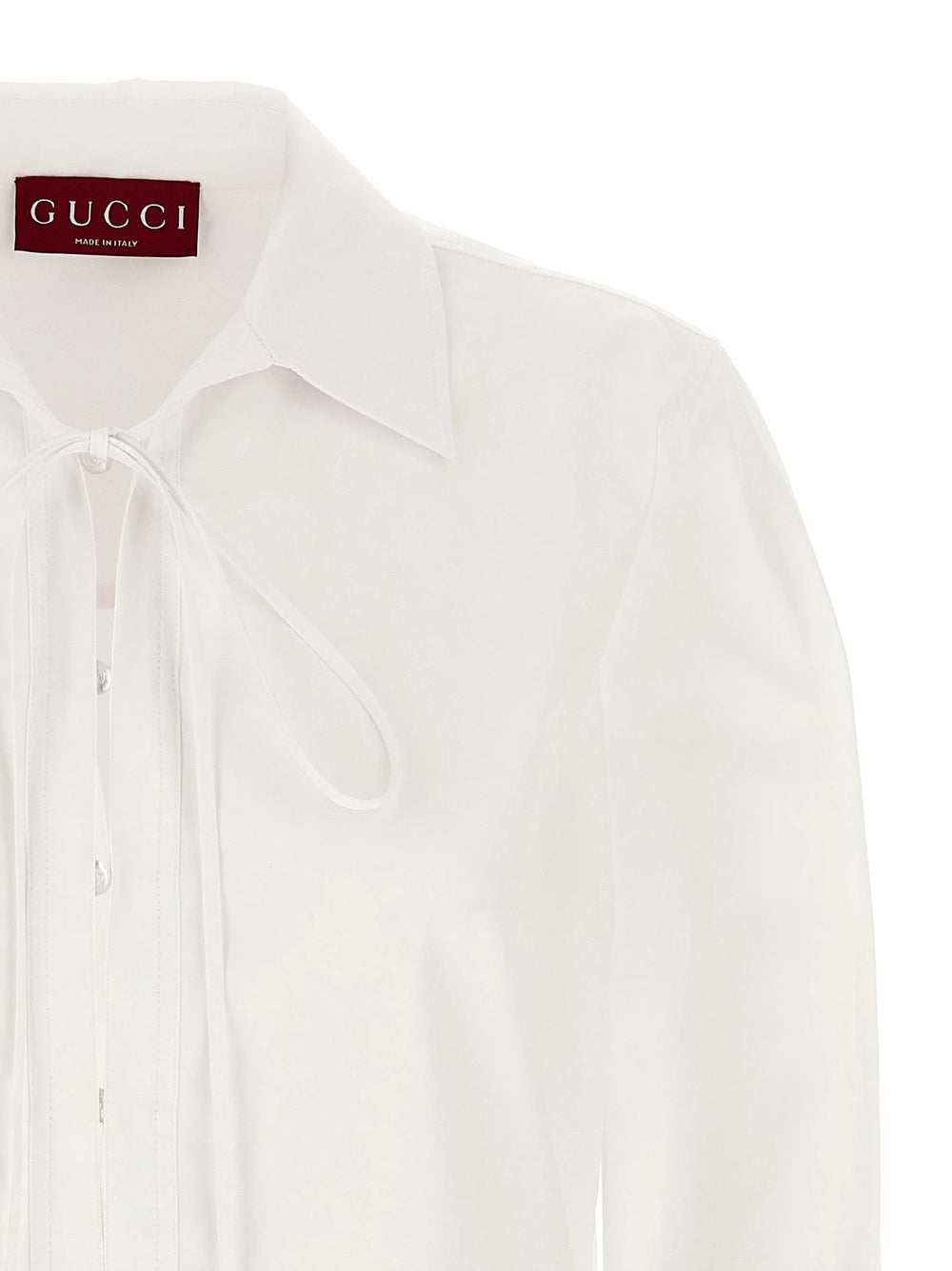 Gucci White Cotton Short Dress - IT42