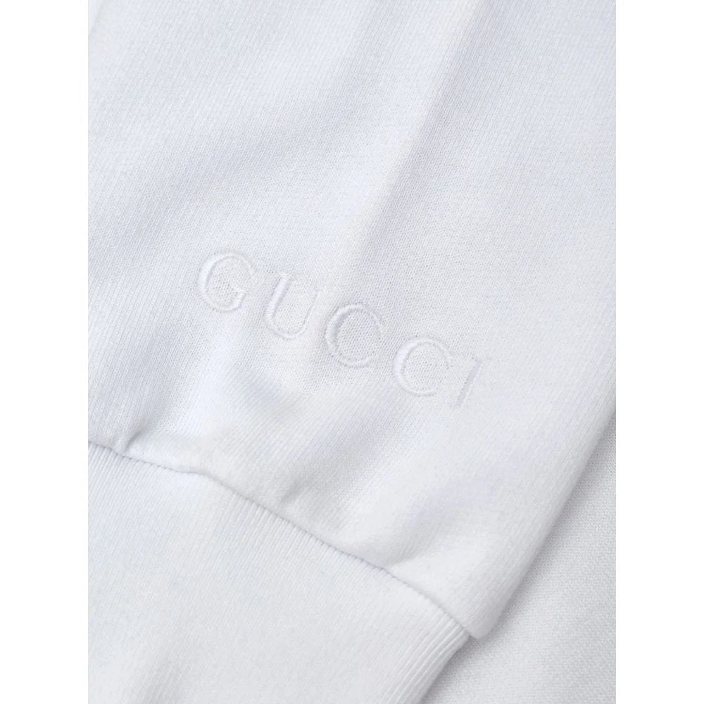 Gucci White Cotton Sweatshirt - L
