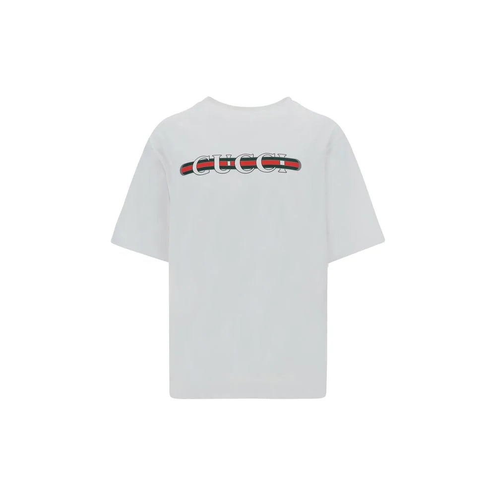 Gucci White Cotton T-Shirt - S