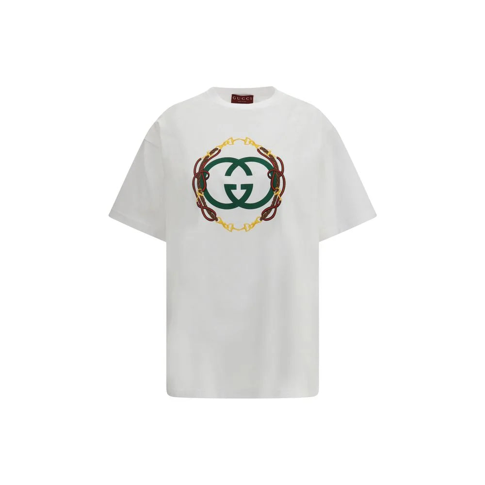 Gucci White Cotton T-Shirt - S