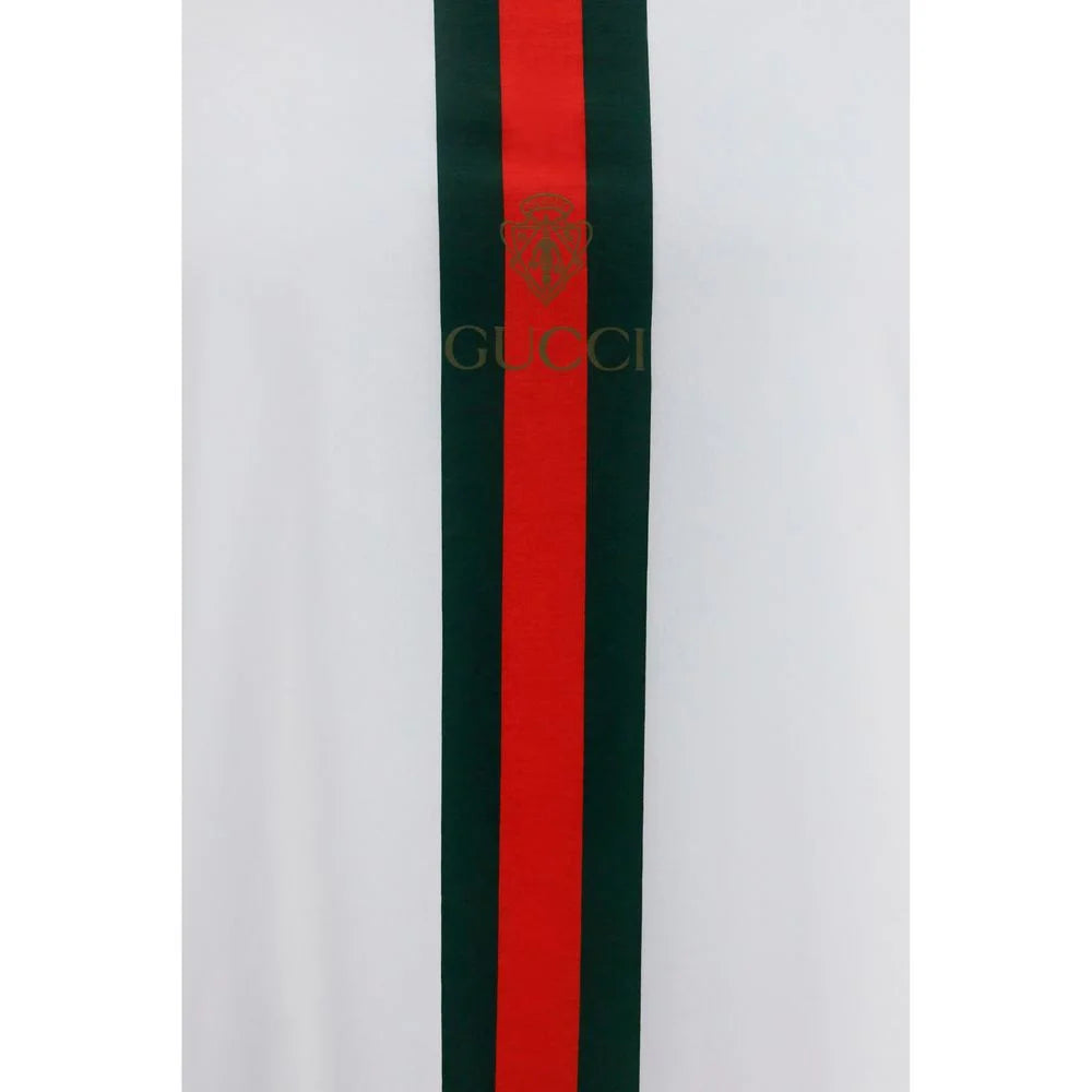 Gucci Hvid Bomuld T-Shirt