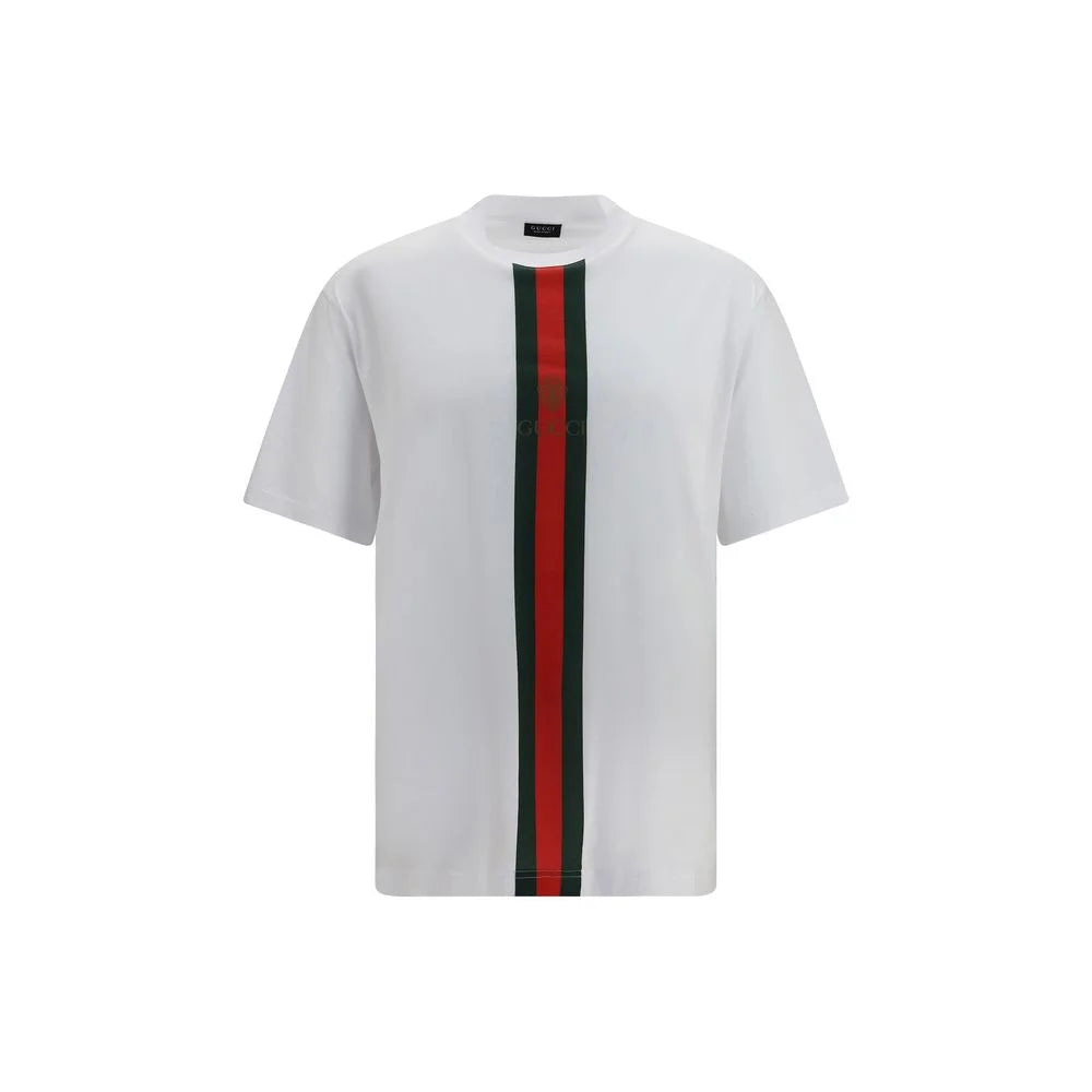 Gucci Hvid Bomuld T-Shirt