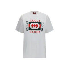 Gucci Hvid Bomuld T-Shirt - XS
