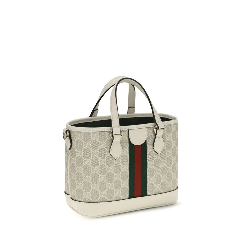 Gucci White Fabric Handbag