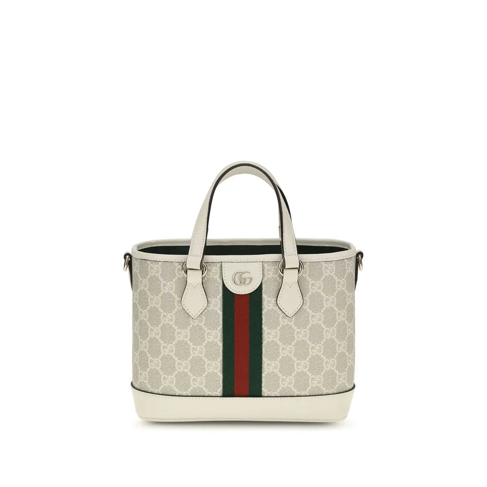 Gucci White Fabric Handbag