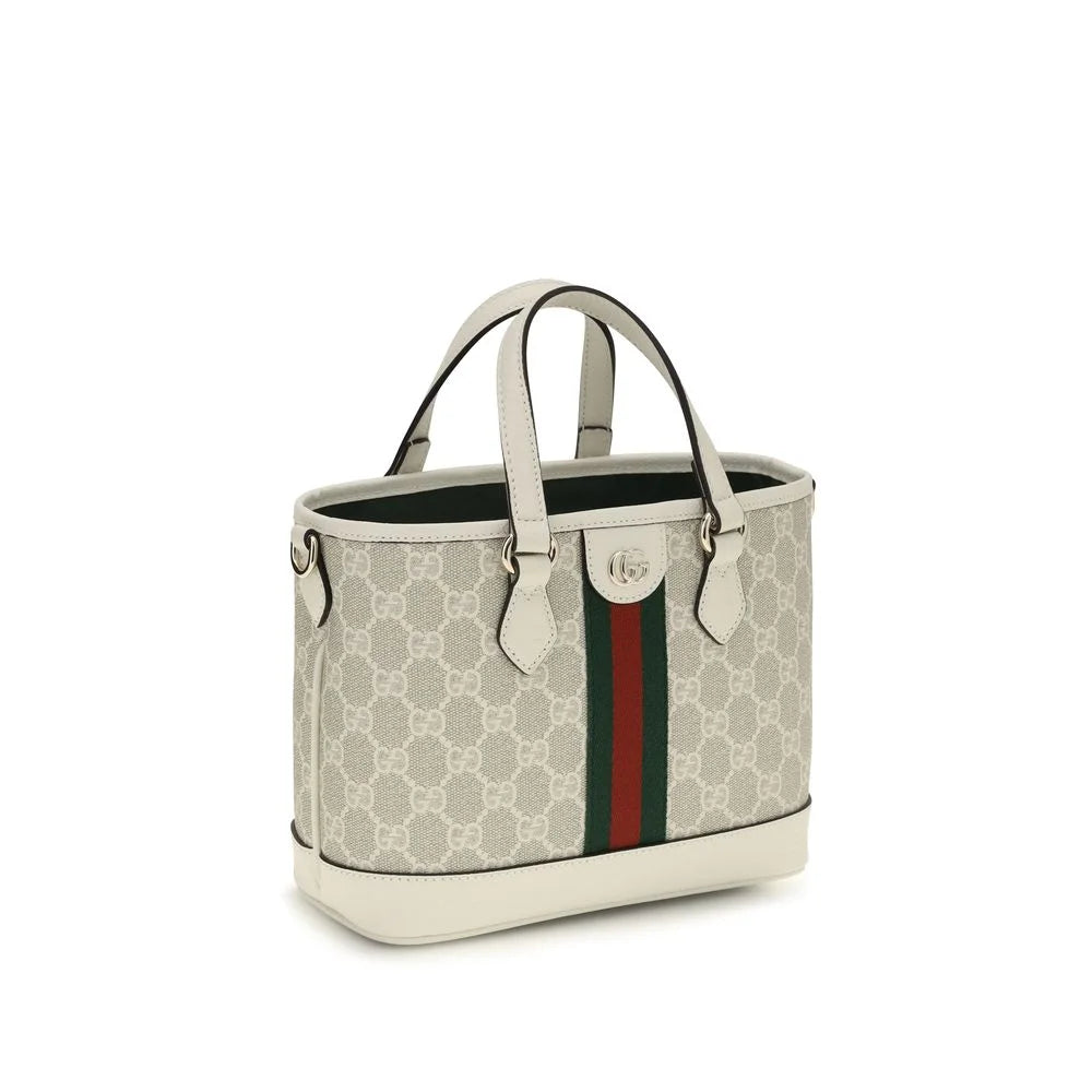 Gucci White Fabric Handbag