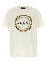 Gucci White Fabric T-Shirt