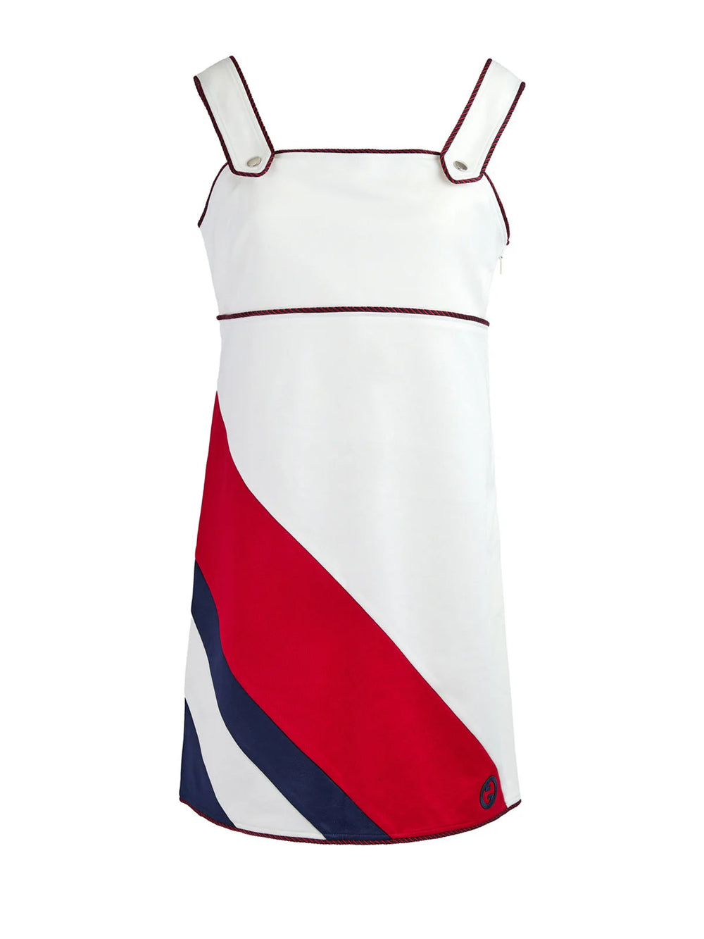 Gucci White polyester and Cotton short dress - IT44 | M - Dresses