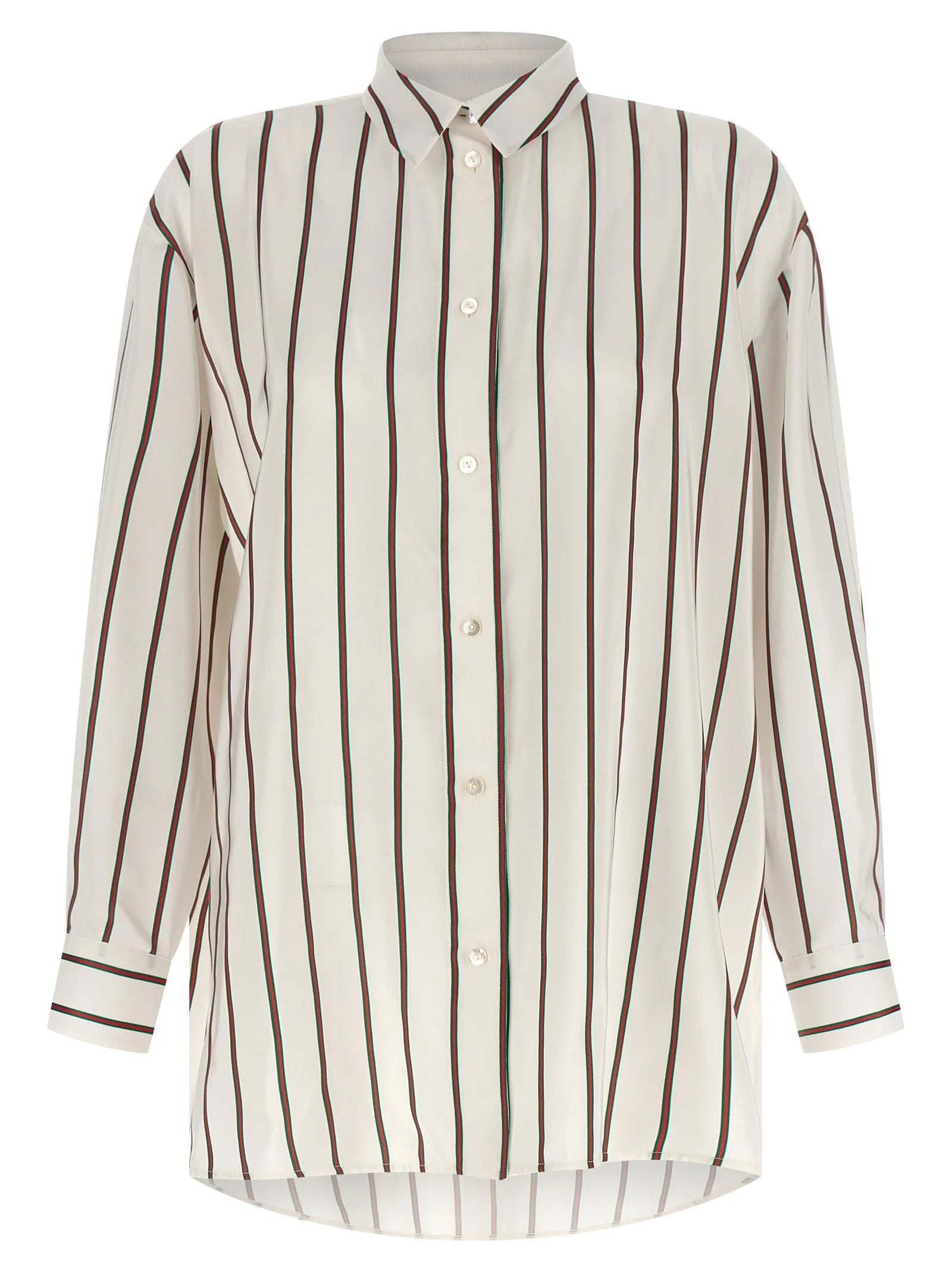 Gucci White Silk Blouse