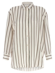 Gucci White Silk Blouse