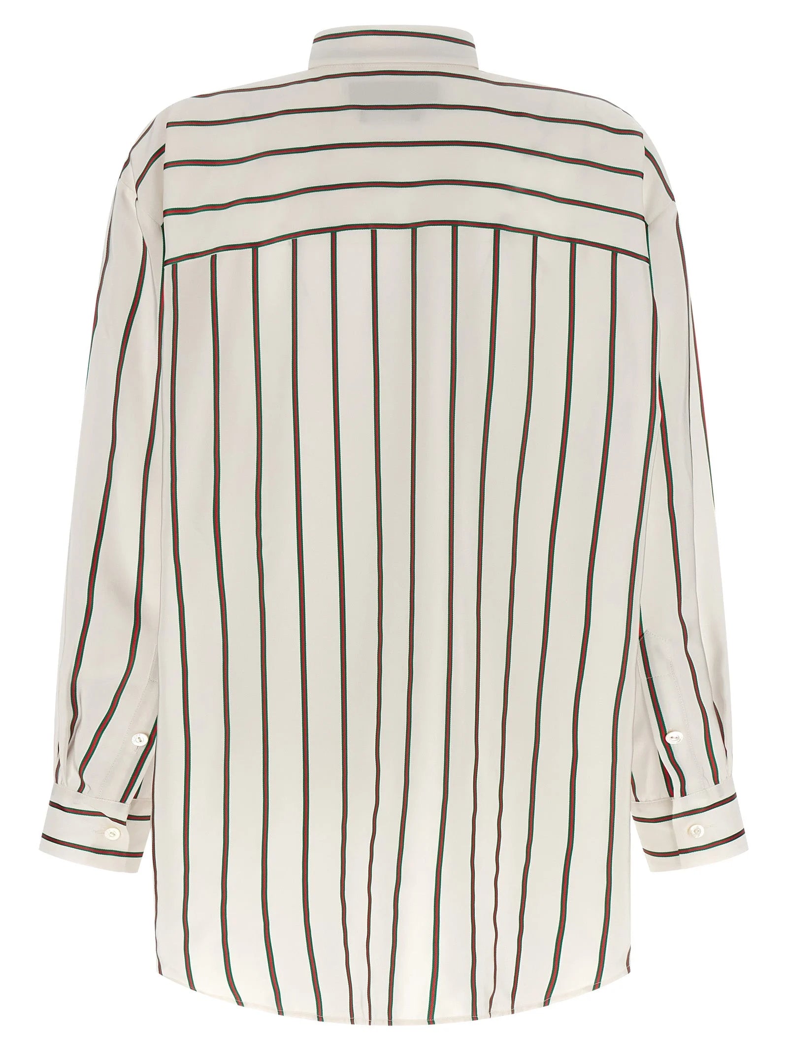 Gucci White Silk Blouse