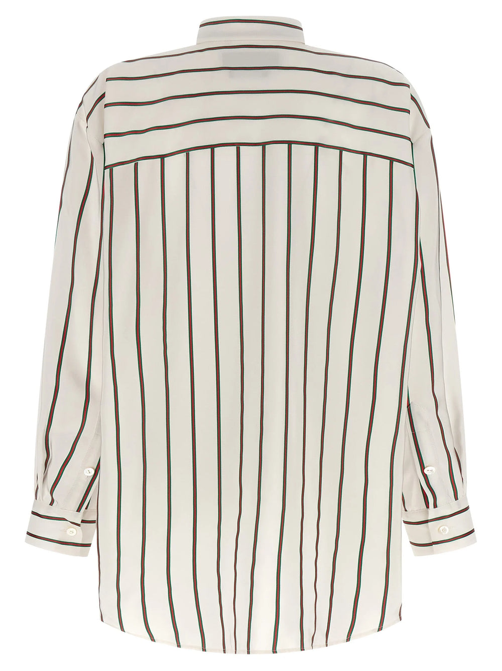 Gucci White Silk Blouse