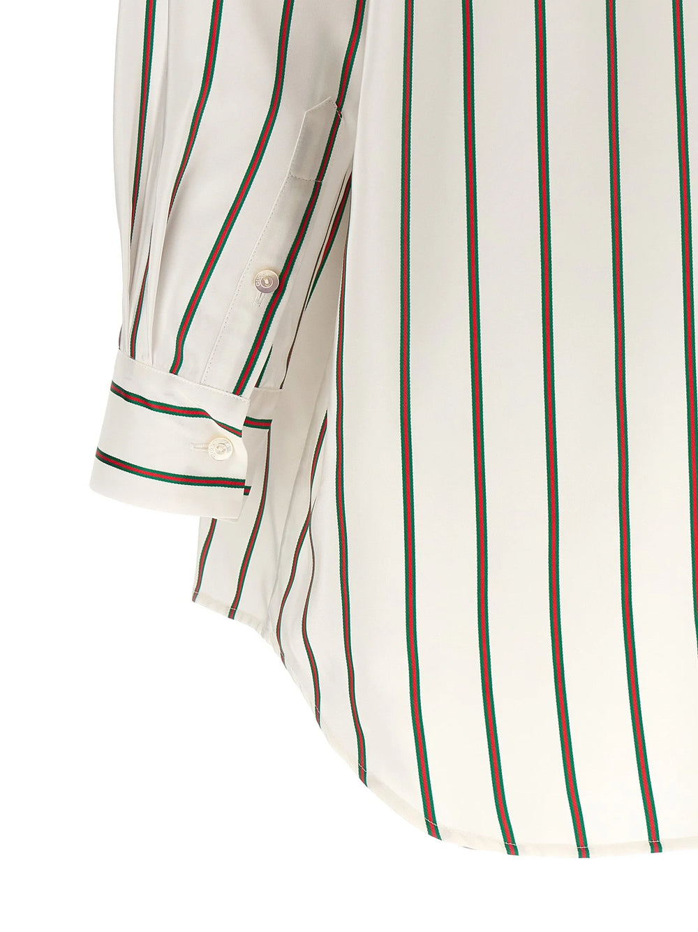 Gucci White Silk Blouse