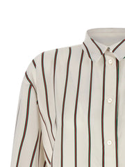 Gucci White Silk Blouse