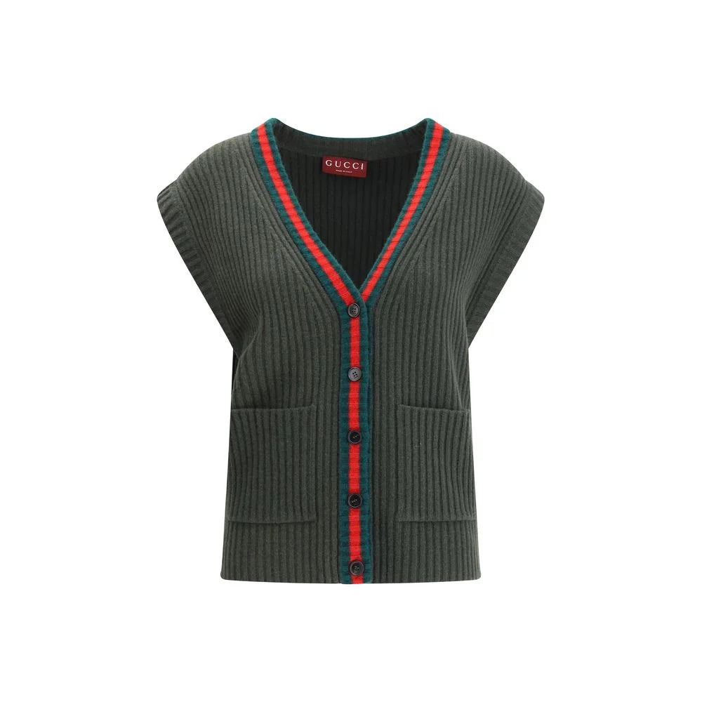 Gucci Wool Cardigan Vest - Cardigans