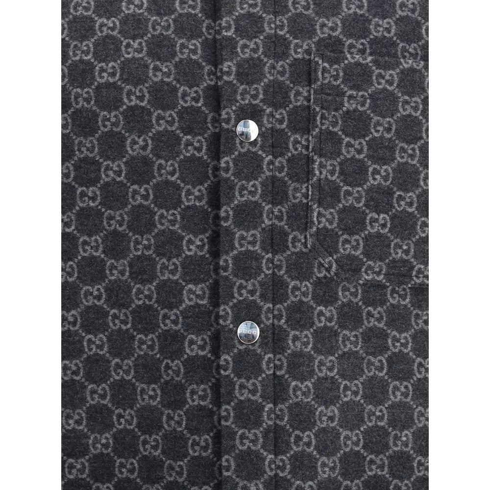 Gucci Wool Jacket with all-over GG monogram - Sport Jackets