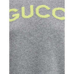 Gucci Wool Sweater with embroidered monogram