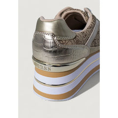 Guess Beige Polyester Sneaker - Sneakers