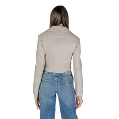 Guess Beige Polyethylene Jackets & Coat - Coats & Jackets