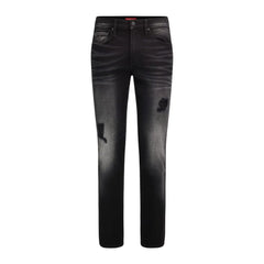 Guess Black Cotton Slim Fit Jeans - W28