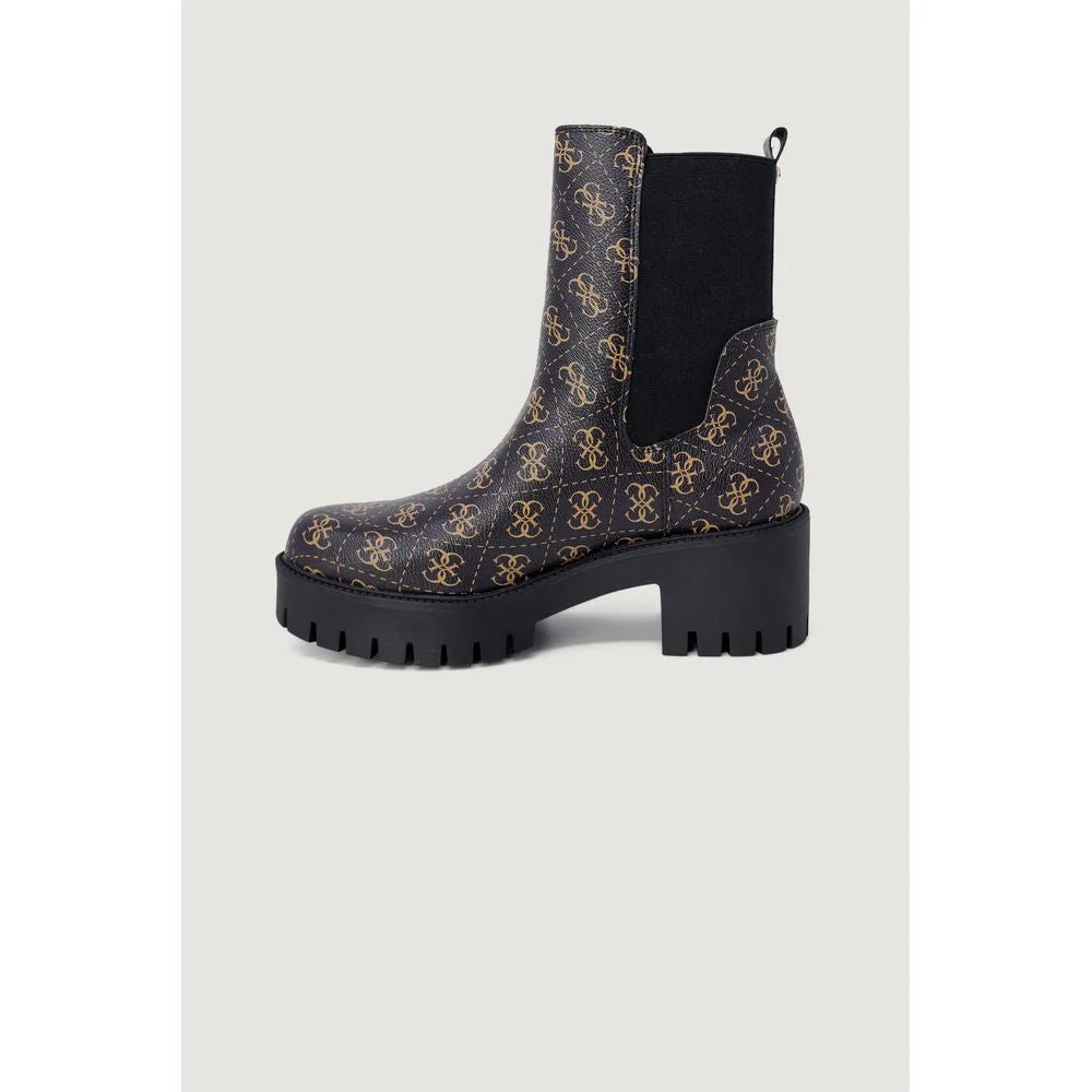 Guess Black Leather Ankle - EU35/US5