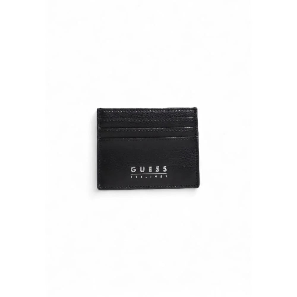 Guess Black Leather Cardholder