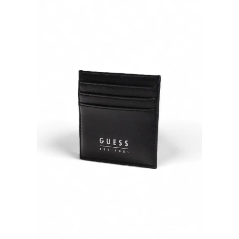 Guess Black Leather Cardholder