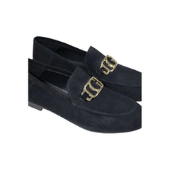 Guess Black Leather Platform - Flats
