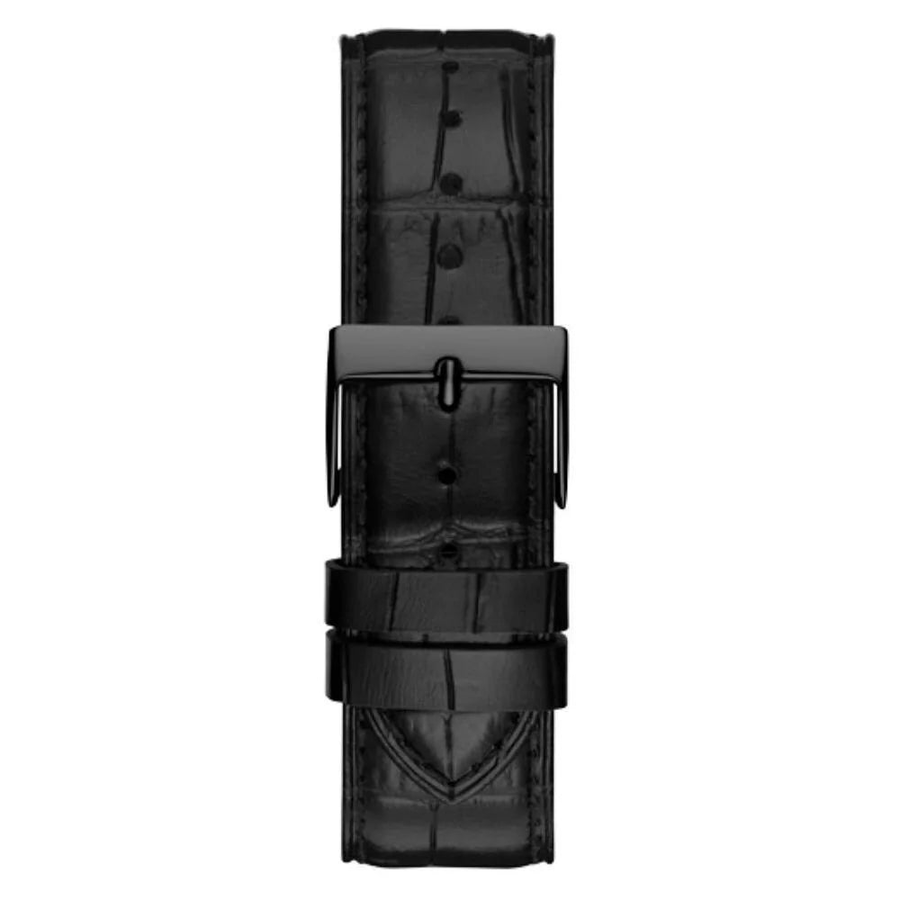 Guess Black Leather Watch - Watches
