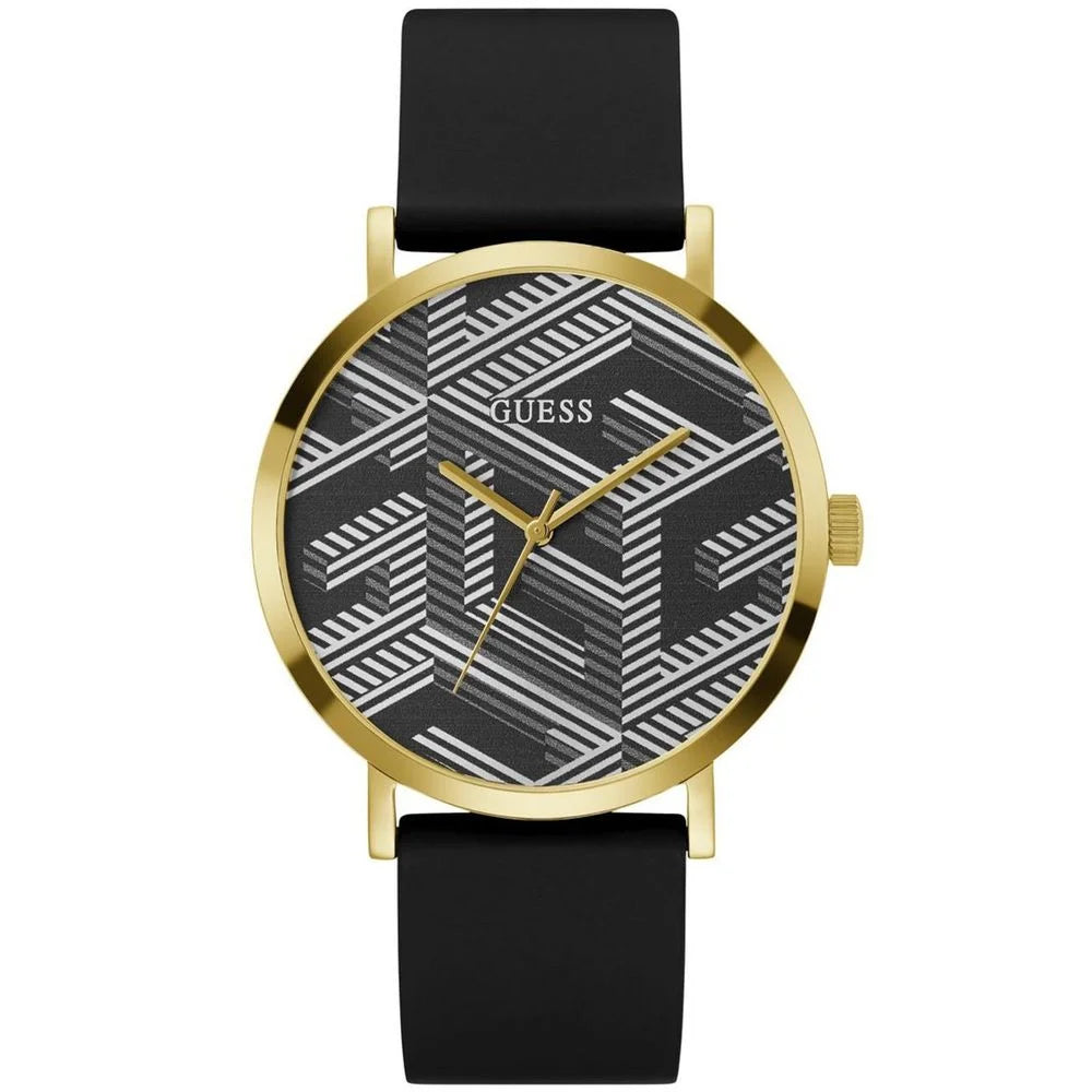 Guess Black Synthetic Dress Watch