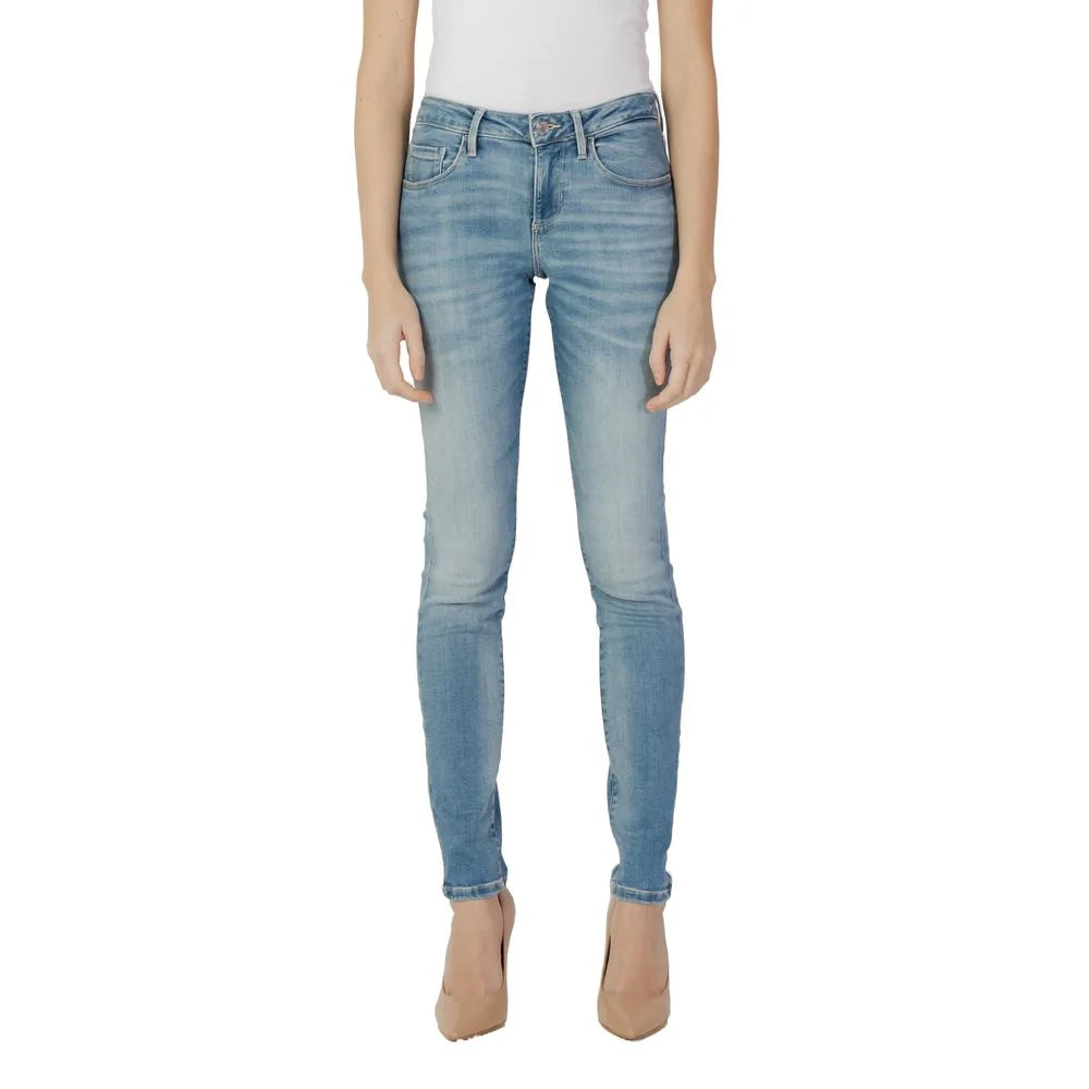 Guess Blue Cotton Skinny Jean - W34 | L30