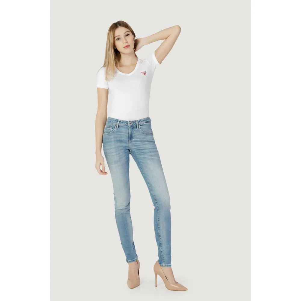 Guess Blue Cotton Skinny Jean - W34 | L30