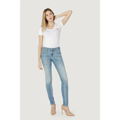 Guess Blue Cotton Skinny Jean - W34 | L30