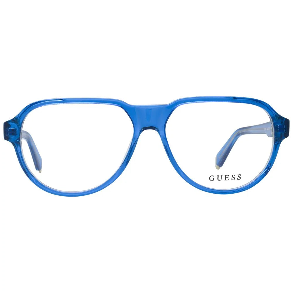 Guess Blue Men Glasses Frame - Eyeglasses