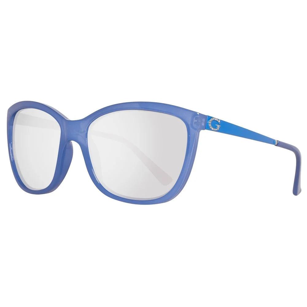 Guess Blue Plastic Sunglasses - Sunglasses