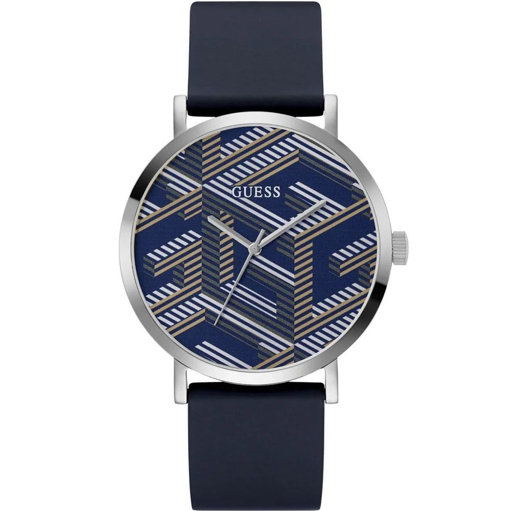 Guess Blue Synthetic Dress Watch