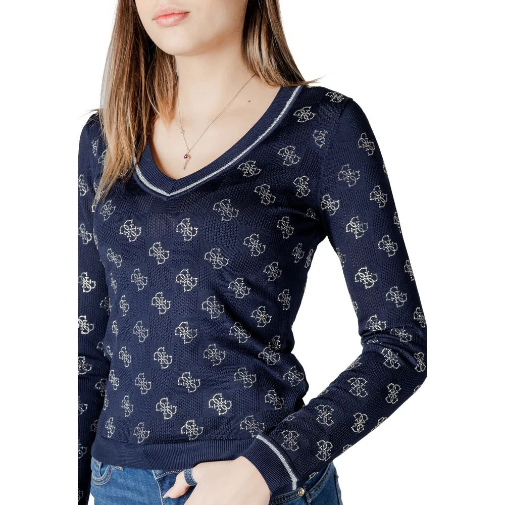 Guess Blue Viscose Sweater - IT38|XS