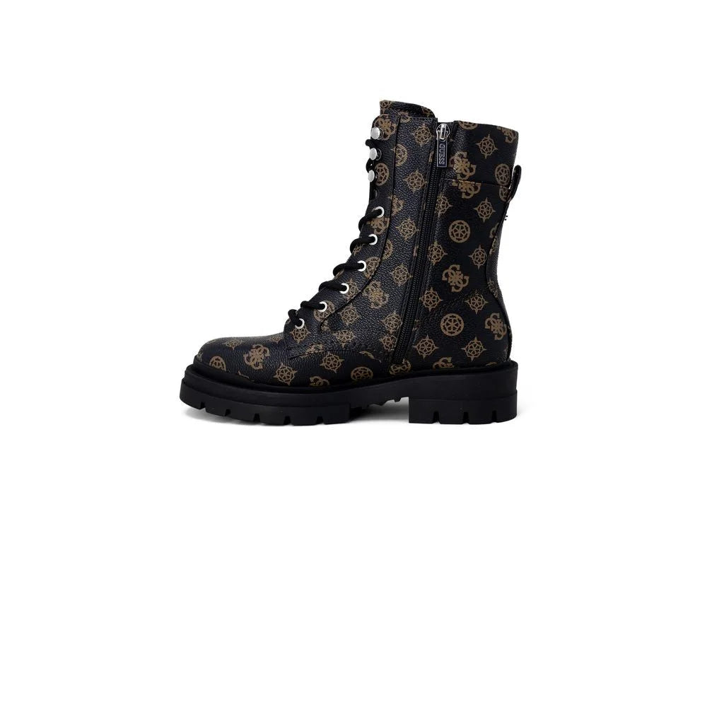 Guess Brown Artificial Leather Boot - Boots