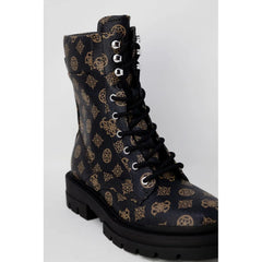 Guess Brown Artificial Leather Boot - Boots