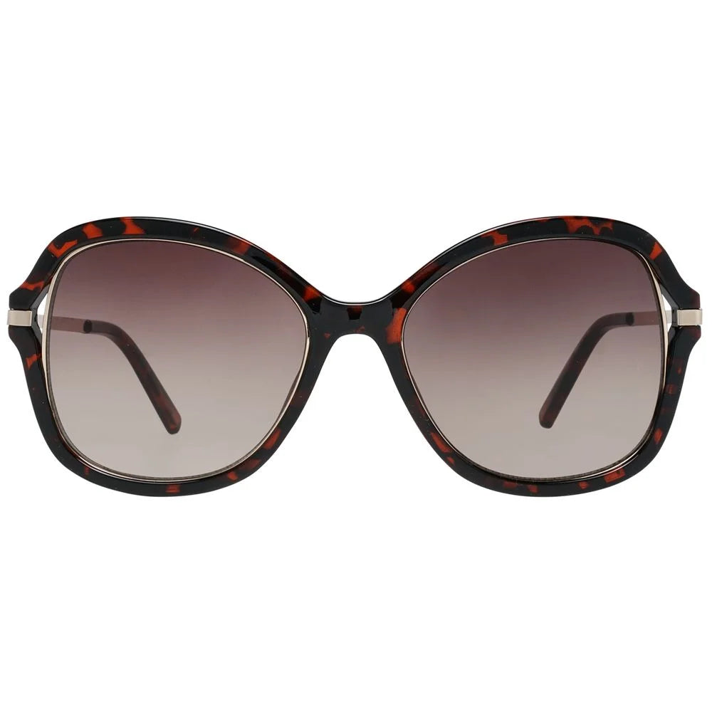 Guess Brown Metal & Plastic Sunglasses - Sunglasses