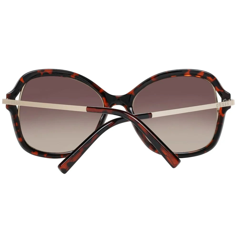 Guess Brown Metal & Plastic Sunglasses - Sunglasses