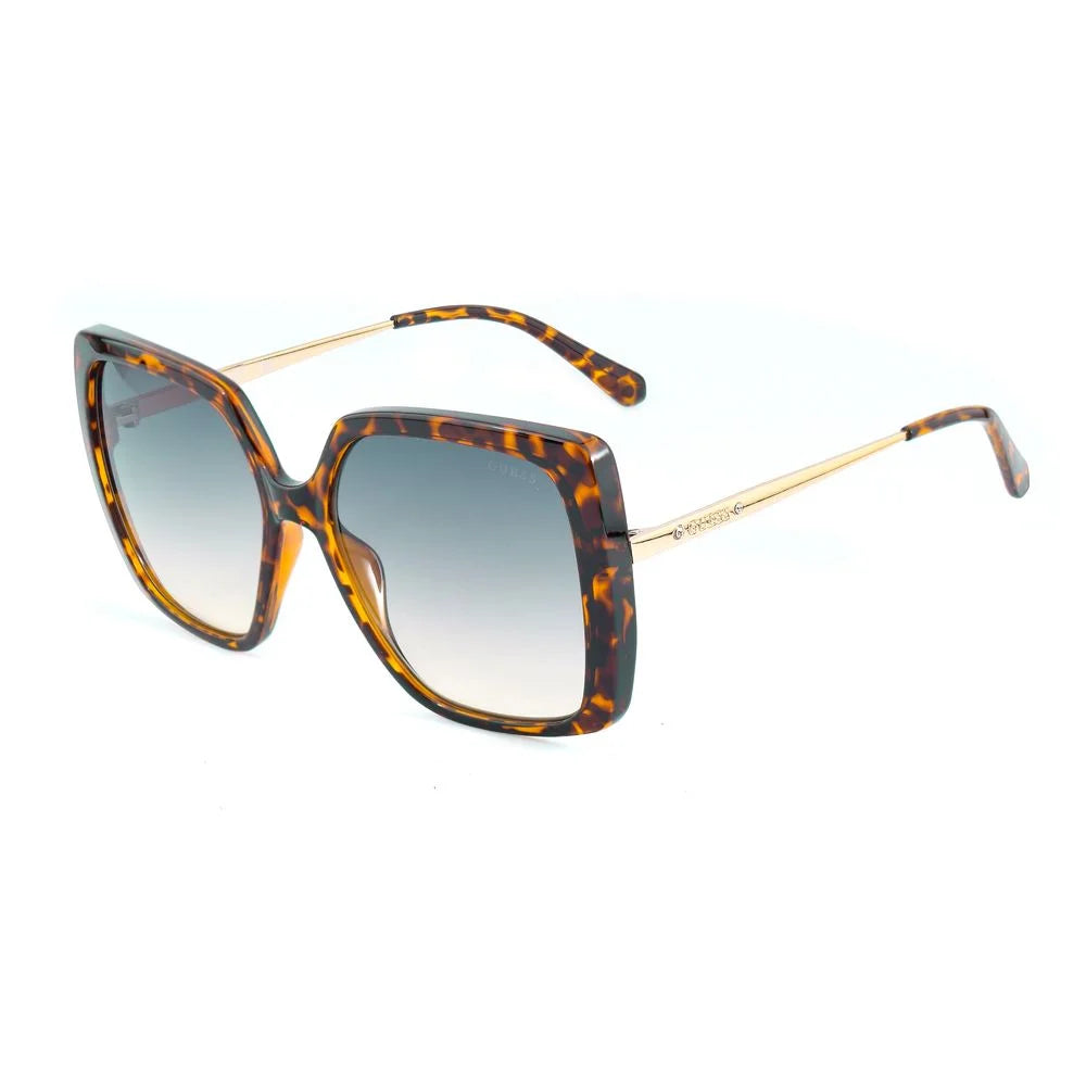 Guess Brown Metal Sunglasses - Sunglasses
